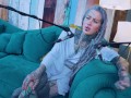 Tattoo Model Pornstar Anuskatzz talks about jelousy ASMR Youtube channel: ASMRkatz SFW inked hippie