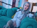 Tattoo Model Pornstar Anuskatzz talks about jelousy ASMR Youtube channel: ASMRkatz SFW inked hippie