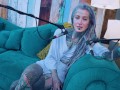 Tattoo Model Pornstar Anuskatzz talks about jelousy ASMR Youtube channel: ASMRkatz SFW inked hippie
