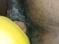 SPIT ON BALLS AND OPEN SLOPPY THROAT SO GORILLA DICK CAN POKE!!!!!!!!