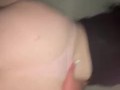 big ass fucks guy and gets cum on his face