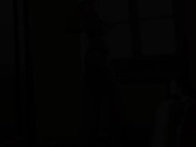 Hot Milfa blonde touching her beautiful tits with hard nipples