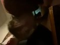 Amateur Wife’s mad hubby wants head so she takes it out on his fat cock