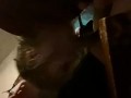 Amateur Wife’s mad hubby wants head so she takes it out on his fat cock