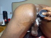 Solo Creamy ass play
