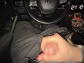 Load Moaning and hard cock! \\ Public in the car!!