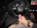 Load Moaning and hard cock! \\ Public in the car!!