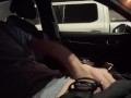 Load Moaning and hard cock! \\ Public in the car!!