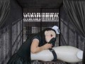 HENTAI Aibu。牢獄。メイド。マネキンでオナニー。