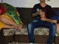 Sucks Her Brother-In-Law's Cock Next To Her Sister. She Begs Him To Fuck Her Ass And Cum Inside