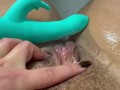 Masturbating in the bath with Rabbit Sextoy
