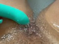 Masturbating in the bath with Rabbit Sextoy