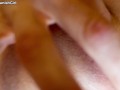 Close-up of me masturbating my tight pussy