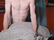 Point of view fucking my pillow until the mattress squeaks