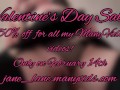 Valentine’s Day Sale!
