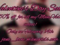 Valentine’s Day Sale!