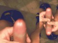 Masturbation with my blowjob toy and my Kendra Lust fake pussy & ass toy