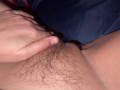 Caressing my hairy pussy I feel like a depraved whore
