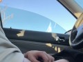 cruising park, touching my cock at the car parked on the street