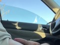cruising park, touching my cock at the car parked on the street