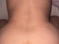 POV: Fucking my fattt asss MILF doggy style full ass shot