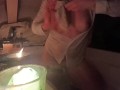 La Milf si masturba nella vasca
