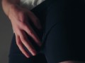 Teasing my dick in my underwear and then jerking off