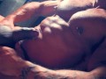 HUGE MUSCLE BEAST WANKS HIS HUNG COCK