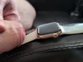 Cum on Girlfriend's Apple Watch (Wristwatch Fetish)