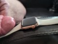 Cum on Girlfriend's Apple Watch (Wristwatch Fetish)