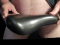 Cuming on super soft Girlfriend's Bike Seat