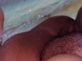 Single BBW Hot Girl After Sex She is Pee in Public Toilet - hairy Big Pussy