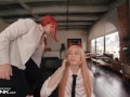 VR Conk: Power & Makima From Chainsaw Man Lick Denji's Balls Fuck Anally In Crazy FFM Cosplay Parody