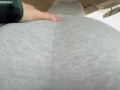 Riding and Grinding Shy Stepbro in Tight Leggings till Cum