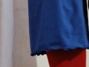 LOVE TO FUCK WITH MY LONG DILDO IN MY DRESS