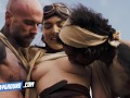 Furiosa and Three Sluts Get Fucked Hard (Sophia Locke, Madi Collins, Alison Rey, Freya Parker)