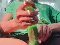 Stepdad Cock Milking thru Slime bottle . Huge cum & loud moan Stepson, twink, bareback