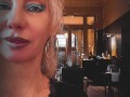 Déjeuner à Dinant ☀️🥂  Une belle femme blonde, un restaurant en bord de Meuse. Un regard, un sourir