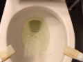 Power Pissing in the toilet after two beers