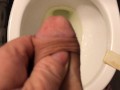 Power Pissing in the toilet after two beers