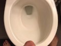 Power Pissing in the toilet after two beers