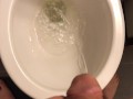 Power Pissing in the toilet after two beers