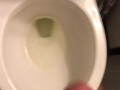 Power Pissing in the toilet after two beers