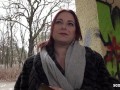 GERMAN SCOUT - Curvy German Saggy Tits Girl Emma Fox Pick Up for Casting Fuck in Berlin