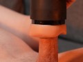 FLESHLIGHT MASTURBATING - HOT YOUNG STUD WITH BIG DICK MASTURBATES WITH MIA MALKOVA TOY