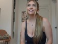 All Natural BIG TITTY BLONDE wants fucked before seeing her bf - Angie Faith