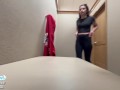 Teen wanted to try something new and fucks a STRANGER in the mall dressing room