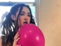 Naughty Teen discovers Stepfathers BALOON FETISH - Squeaking, Humping, and Squeezing til they pop!