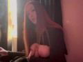 Italian Long Hair Big Tits Milf Artemisia Love Hot Solo Smoking cigarette Fetish and Dildo Play
