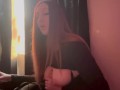 Italian Long Hair Big Tits Milf Artemisia Love Hot Solo Smoking cigarette Fetish and Dildo Play